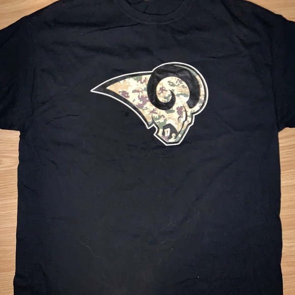 NFL Rams Black T-Shirt NWOT Size XL - Picture 2 of 4